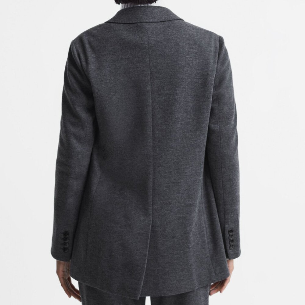 NEW Reiss Amalie 100% Wool Blazer in Charcoal Grey (Retails for $500) - Picture 7 of 7
